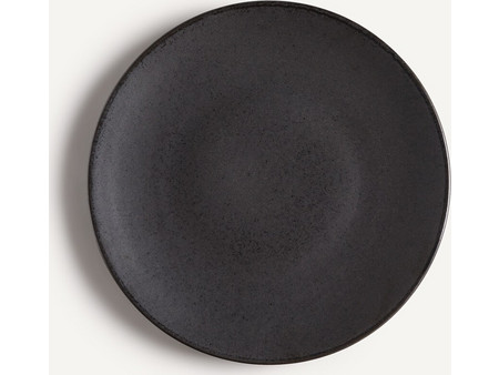 LA Redoute Kanso Μαύρο Πιάτα Γλυκού Κεραμικά 22cm 4τμχ