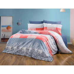 Linea Home Σετ Σεντόνια Διπλά 200x240 Εμπριμέ 309