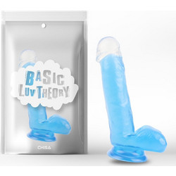 Chisa Novelties Sensual Thrill Ρεαλιστικό Dildo με Βεντούζα & Όρχεις 17.7cm Μπλε