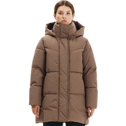 Emerson Γυναικείο Μπουφάν Χειμωνιάτικο Puffer Μακρύ Καφέ 252.EW10.87