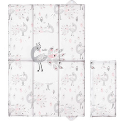 Ceba Baby Lolly Polly Peacock Φορητή Αλλαξιέρα Μωρού Πλαστική 60x40cm Λευκή