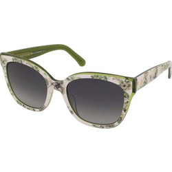 Kate Spade Daesha 2/G/S 8HC9O Γυναικεία Γυαλιά Ηλίου Πεταλούδα Κοκάλινα Πράσινα με Μαύρο Φακό