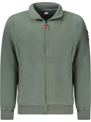 Nautica Ανδρική Ζακέτα Fleece με Φερμουάρ Χακί 859532