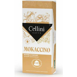 Cellini Κάψουλες Διάφορα Ροφήματα Mokaccino Συμβατές με Μηχανή Nespresso 10τμχ