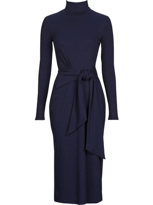 Lauren Ralph Lauren Midi Καθημερινό Φόρεμα Navy Μπλε 200980028001