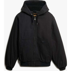Superdry Ανδρικό Μπουφάν Χειμωνιάτικο Bomber Μαύρο M5012234A