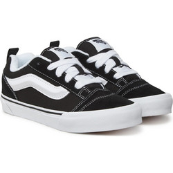 Vans KNU Skool Παιδικά Sneakers Μαύρα Λευκά VN000D2T6BT1
