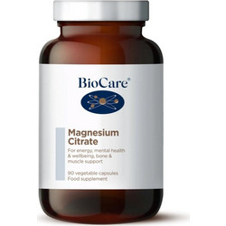 BioCare Magnesium Citrate 90 Κάψουλες
