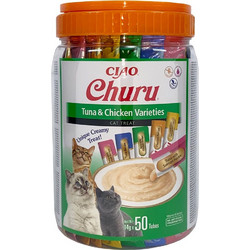 Inaba Churu Varieties with Chicken & Tuna 50x14gr