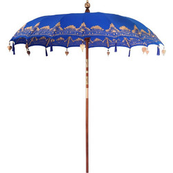 Ομπρέλα Κήπου Στρογγυλή Ξύλινη Royal Blue 2.15m 42006457
