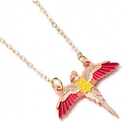 The Carat Shop Harry Potter Κολιέ Ροζ Χρυσό Επιχρυσωμένο WN000113
