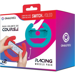 Nintendo Oniverse Pack Of 2 Racing Wheel Handle Grip για Switch
