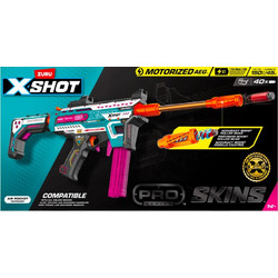 Zuru X-Shot Skins Motorized Pro Blaster Σετ Παιδικό Όπλο με Βελάκια 36821