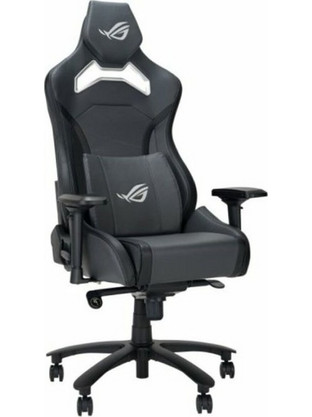 Asus Chariot X Core Καρέκλα Gaming Δερματίνης με Ρυθμιζόμενα Μπράτσα Μαύρη