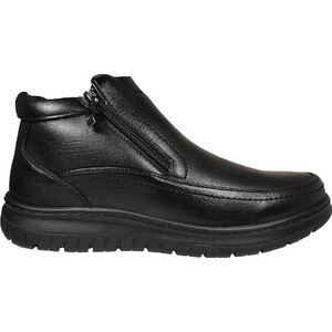 Zak Shoes Ανδρικά Μποτάκια Μαύρα Αδιάβροχα με Φερμουάρ SD39007-15