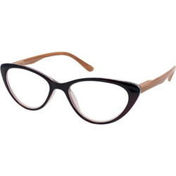 EyeLead E206 Γυναικεία Γυαλιά Πρεσβυωπίας +1.00 Κοκάλινα Μαύρα Καφέ