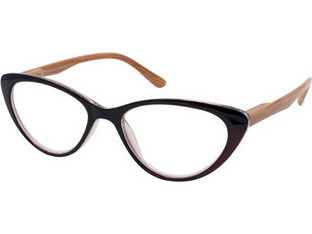 EyeLead E206 Γυναικεία Γυαλιά Πρεσβυωπίας +1.00 Κοκάλινα Μαύρα Καφέ