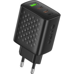 Lito LC25 Φορτιστής χωρίς Καλώδιο με Θύρα USB-A & 2 Θύρες USB-C 65W Power Delivery
