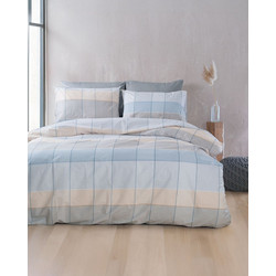Rythmos Σετ Σεντόνια Μονά με Λάστιχο 105x205+25 Next Colette Γκρι Γαλάζιο