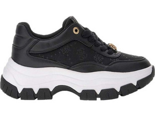Guess Berrett2 Γυναικεία Sneakers Chunky Μαύρα FLFBRTPEL12