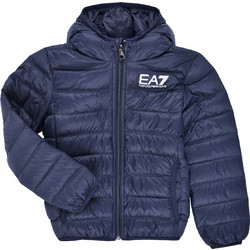 EA7 Παιδικό Μπουφάν Χειμωνιάτικο Puffer Αντιανεμικό Navy Μπλε 8NBB05-BNGPZ-1562