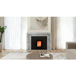 Barbas Bellfires Cuatro 7 Compact 45 Ενεργειακό Τζάκι Κασέτα Αερόθερμο Ξύλου Ίσιο 6.4kW