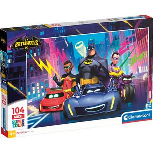 Παιδικό Puzzle Clementoni Maxi Super Color Batwheels 104 Κομμάτια