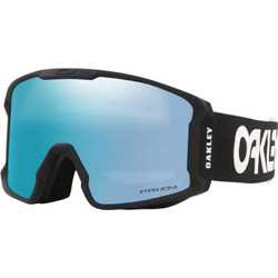 Oakley Line Miner L OO7070-65 Μάσκα Σκι & Snowboard Ενηλίκων Μαύρη με Φακό Καθρέπτη Μπλε