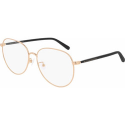 Stella McCartney SC0218O 001 Γυναικείος Σκελετός Γυαλιών Οράσεως Κοκάλινος Μεταλλικός Χρυσός Μαύρος