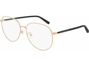 Stella McCartney SC0218O 001 Γυναικείος Σκελετός Γυαλιών Οράσεως Κοκάλινος Μεταλλικός Χρυσός Μαύρος