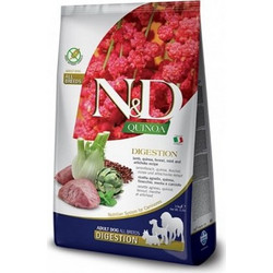 Farmina N&D Quinoa Digestion Grain Free Medium & Maxi Adult with Lamb, Quinoa, Fennel, Mint & Artichoke 2.5kg