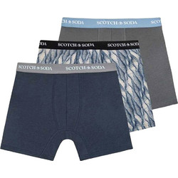 Scotch & Soda Ανδρικά Μποξεράκια Σετ 3Pack Ανθρακί 156476-434