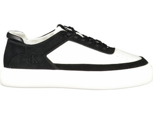 Calvin Klein Ανδρικά Sneakers Λευκά Μαύρα YM0YM01354-0GM