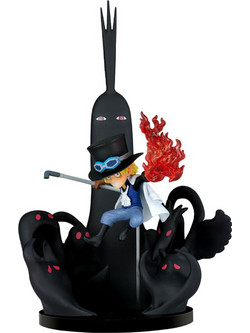 Banpresto One Piece World Collectable Figure Sabo Vs Five Elders & Imu 14cm