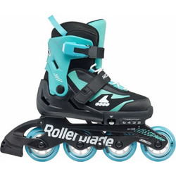 Rollerblade Microblade Inline Αυξομειούμενα Rollers Παιδικά Μαύρα Γαλάζια