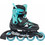 Rollerblade Microblade Inline Αυξομειούμενα Rollers Παιδικά Μαύρα Γαλάζια