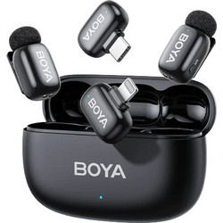 BOYA Mini 2 Σετ 2 Μικρόφωνα Πέτου USB-C / Lightning