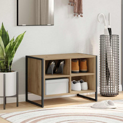 vidaXL Παπουτσοθήκη Μοριοσανίδας Oak M60xΠ35xΥ44cm 886461