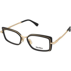 Max Mara MM5186 001 Γυναικείος Σκελετός Γυαλιών Οράσεως Μεταλλικός Χρυσός Μαύρος