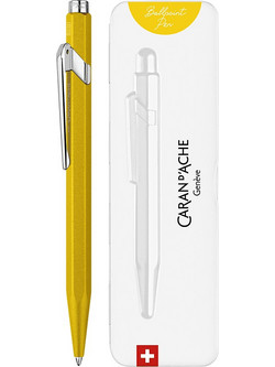 Caran d'Ache Classic Yellow Στυλό Διαρκείας 0.7mm Μπλε 233.352000