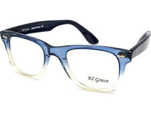El Greco 1041 C8 Γυναικείος Σκελετός Γυαλιών Οράσεως Κοκάλινος Μπλε