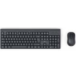 Hama WKM-100 Black Ασύρματο Σετ Πληκτρολόγιο & Ποντίκι
