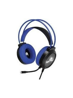 Trade Invaders SPX-201 Gaming Headset Over Ear Black Blue
