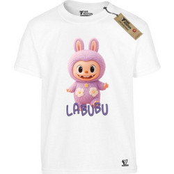 Takeposition Labubu Παιδικό T-Shirt Κοντομάνικο Λευκό 806-1442