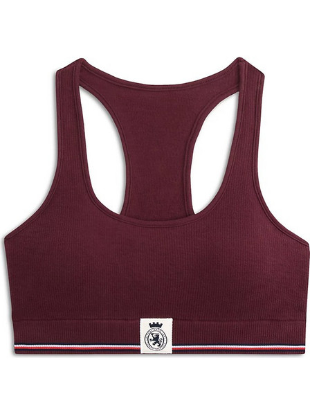 Tommy Hilfiger Μπουστάκι χωρίς Μπανέλα Μπορντό UW0UW06061-XIH