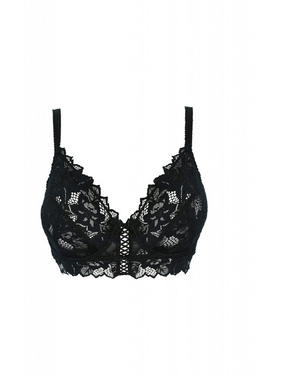 Sans Complexe Bralette με Ελαφριά Ενίσχυση με Μπανέλα Μαύρο E90A564