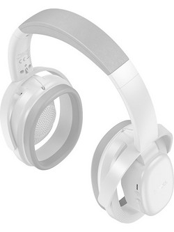 Hoco W67 Ενσύρματα & Ασύρματα Bluetooth Ακουστικά Over Ear Λευκά