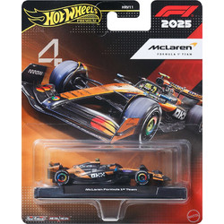 Mattel Hot Wheels Premium F1 2025 McLaren Formula 1 Team