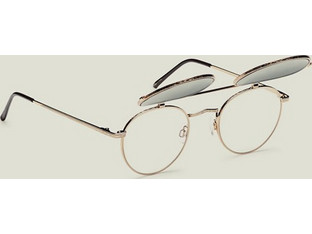 Moscot DREYCLIPFLIP Ανδρικός Σκελετός Γυαλιών Οράσεως με Clip-On Μεταλλικός Χρυσός