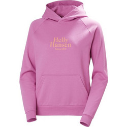 Helly Hansen Core Γυναικείο Αθλητικό Φούτερ με Κουκούλα Φούξια 54239-089